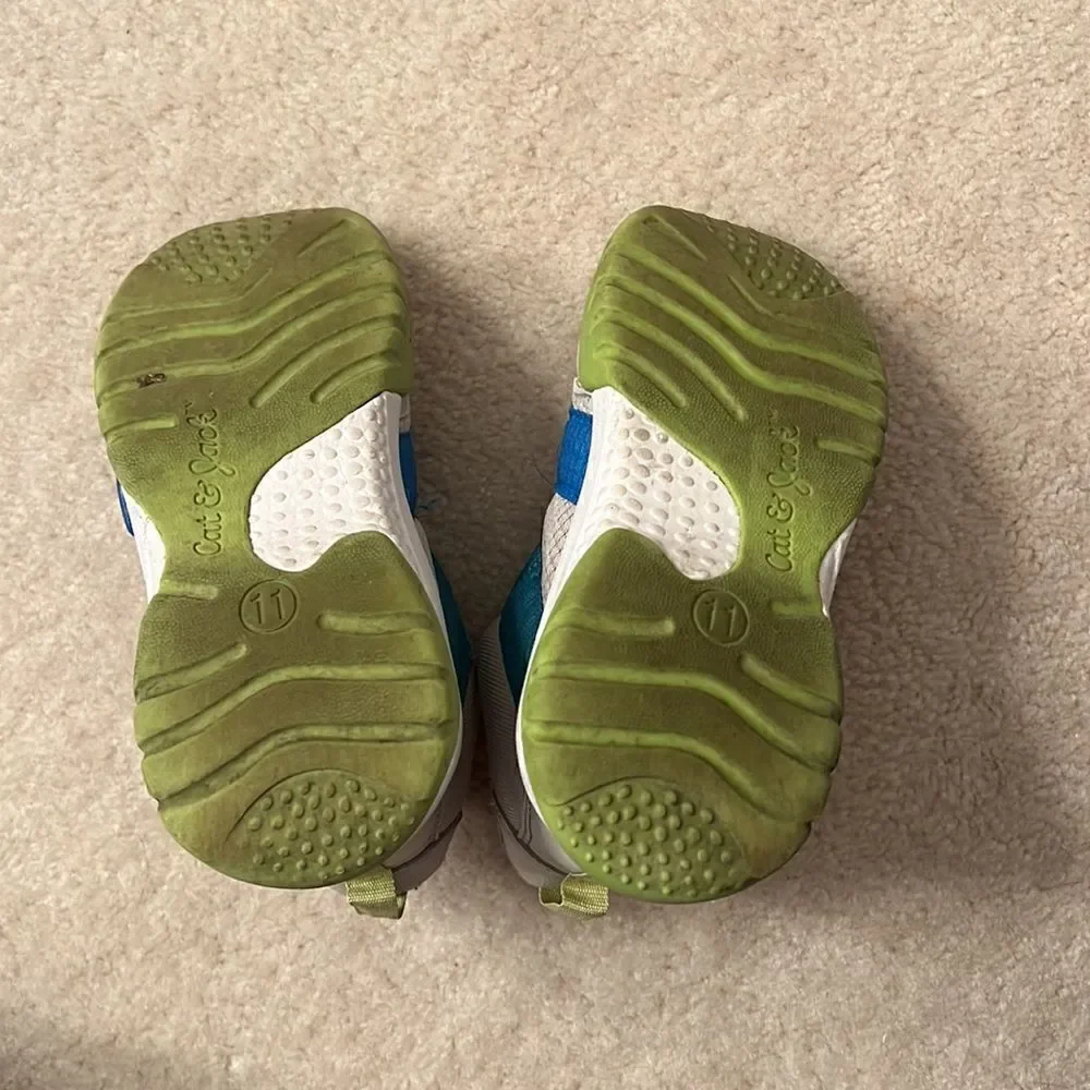 Toddler Cat and Jack Double Velcro Shoes Size 11